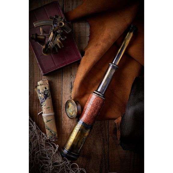 20-Inch Brass Nautical Spyglass Telescope