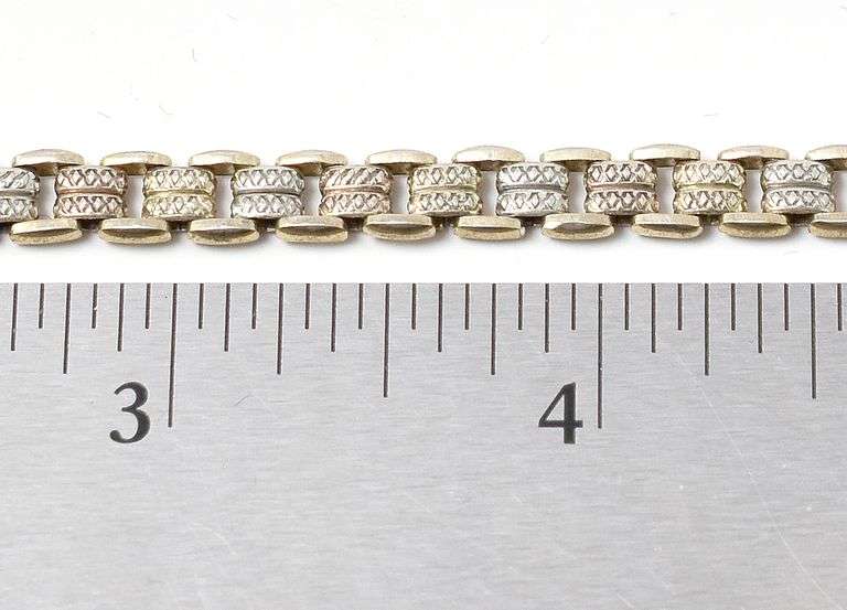 Simple Link Bracelet in Sterling Silver 10.3grams