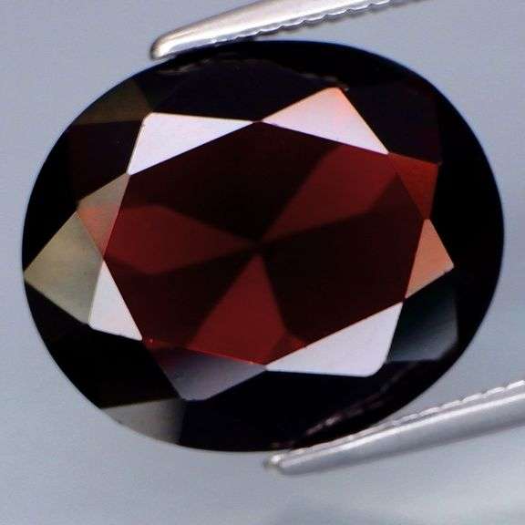 Midnight crimson 5.69ct Mozambique Garnet