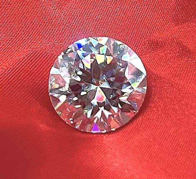 Huge Rare 19.2 Ct VVs1 E-F Lab Simulated Diamond Solitaire
