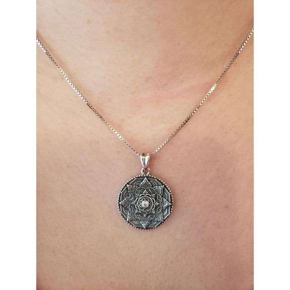 Flower of Life Sterling Silver Mandala