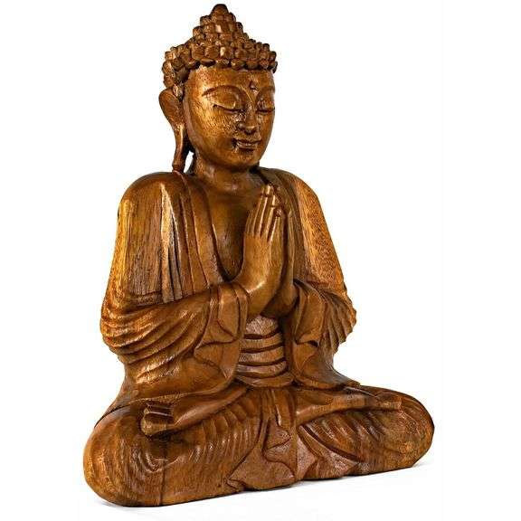 Handcarved Meditating Buddha
