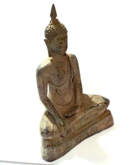 Thai Buddha  Bronze Statue Artifact