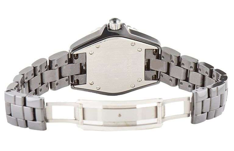 Chanel J12, 33mm, Black Dial, Quartz Stainless Steel Ladies Watch
