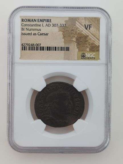 307-337 AD Roman Empire, Constantine I / NGC VF