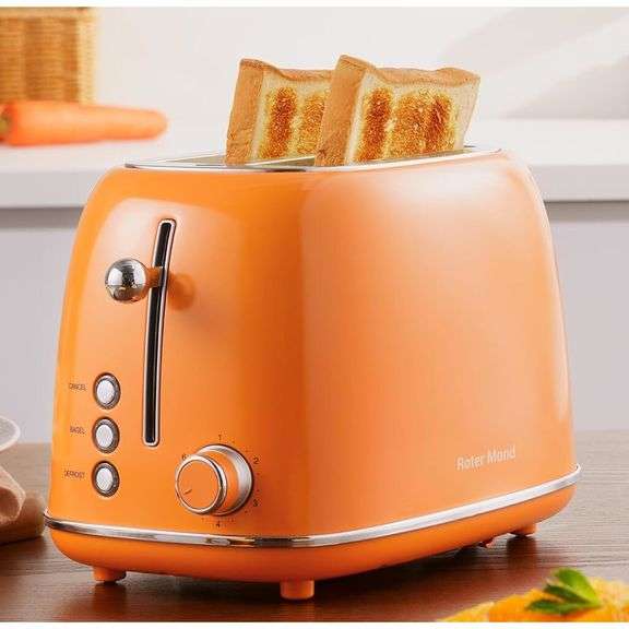 Retro 2-Slice Toaster Stainless Steel