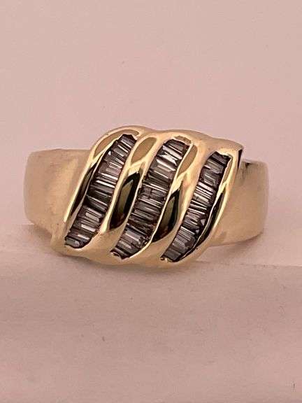 CERTIFIED BRAND NEW 14K YELLOW GOLD DIAMOND BAND / RING