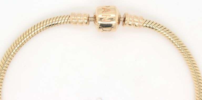Always Popular 14k Pandora Bead/Charm Bracelet