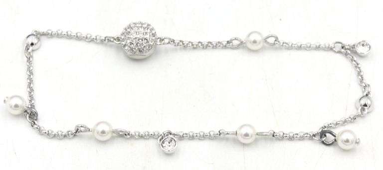 Swarovski pearl and crystal bracelet