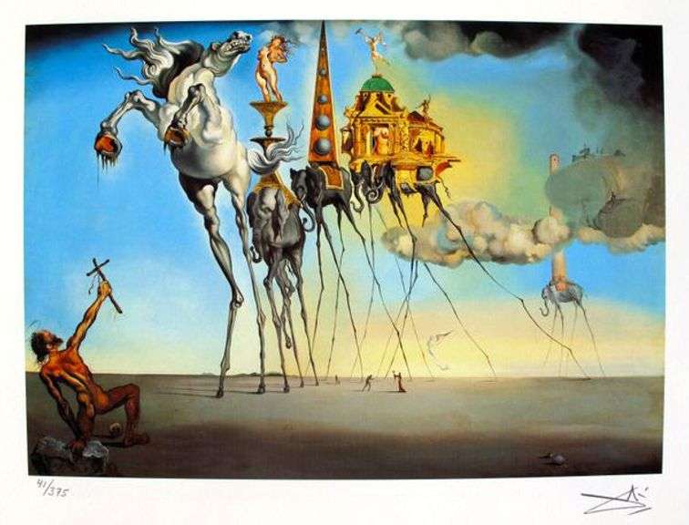 Salvador Dali, Temptation Of St. Anthony