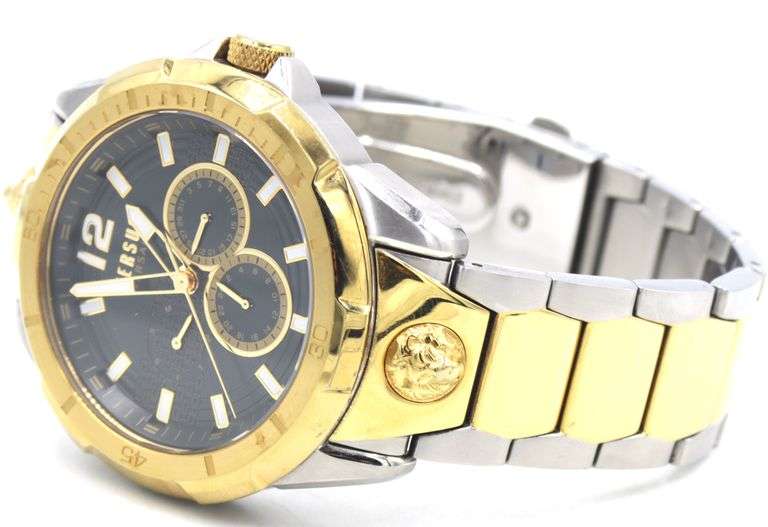 Versace Versus Runyon quartz 2-tone watch