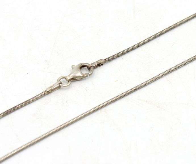 Group lot of Vintage 925 sterling silver chain necklace and bracelet