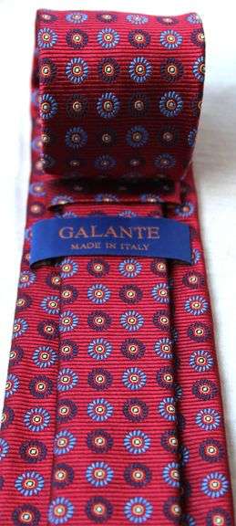Fine Quality Italian Hand Made Silk Tie By Galante