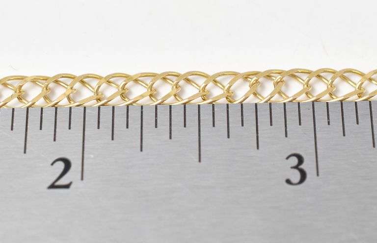 Elegant 14K Yellow Gold Chain Link Bracelet