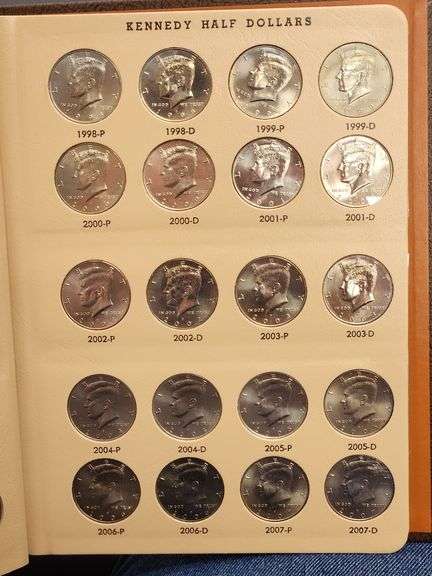 1964-2017-D Complete Kennedy Half Dollar Dansco Collection