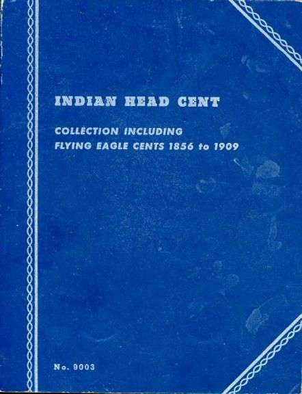 42 Different Indian Head Cents in Album