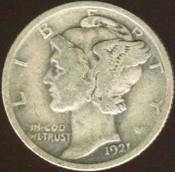 Nice 1921 Philadelphia Minted Mercury Dime-Key Date!
