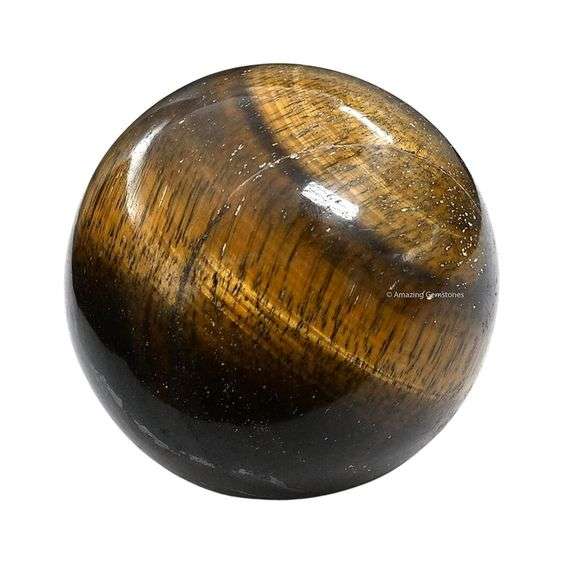 Tiger Eye Crystal Sphere with Stand