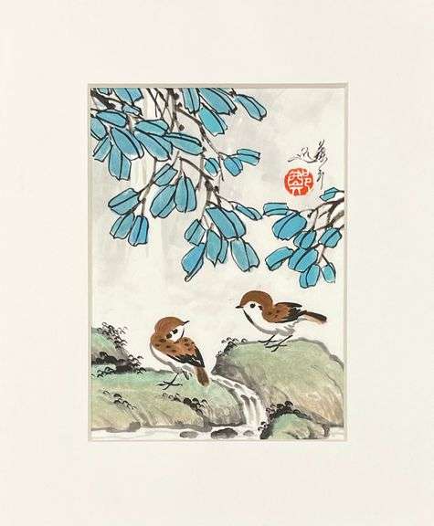 Fantastic Original Ink and Watercolor by Zheng