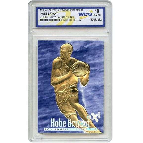 Kobe Bryant 23KT Gold Rookie Card Limited Edition