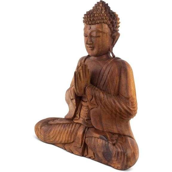 Handcarved Meditating Buddha