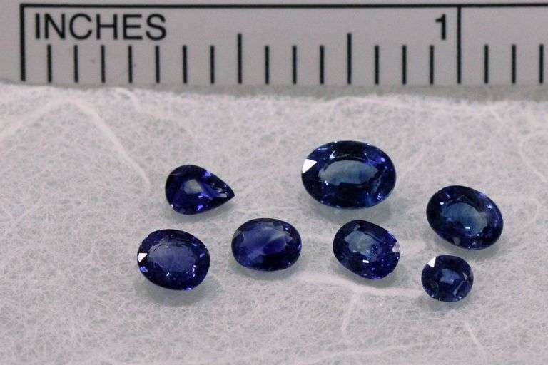 Royal Natural Sapphire - Lot of 7