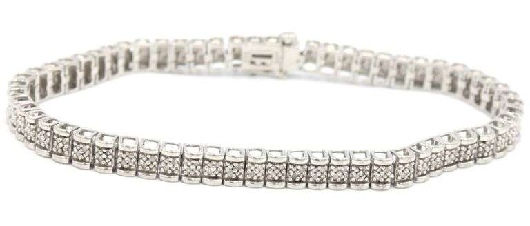 Group lot of 4 Vintage 925 sterling silver bracelets