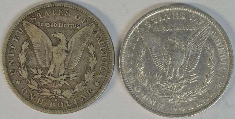 Scarce 1883-S and 1886-O Morgan Silver Dollars
