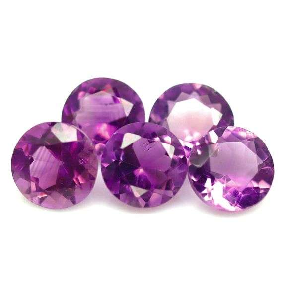 Amazing 17.50ct matched bright purple Amethyst set
