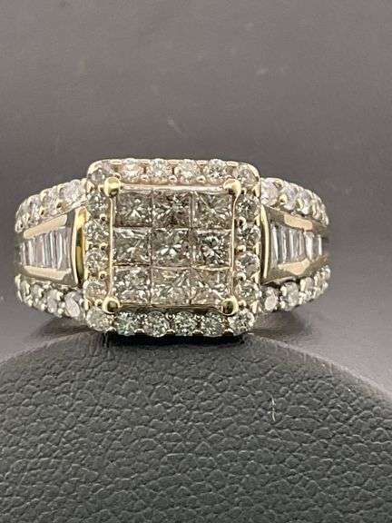 CERTIFIED 14K YELLOW GOLD DIAMOND RING