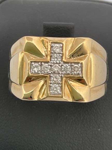 MEN'S CERTIFIED 14K YELLOW GOLD