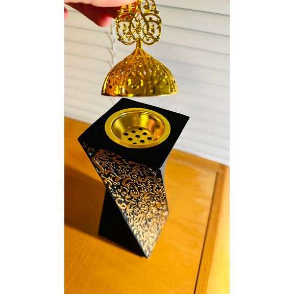 Black Bakhoor Burner