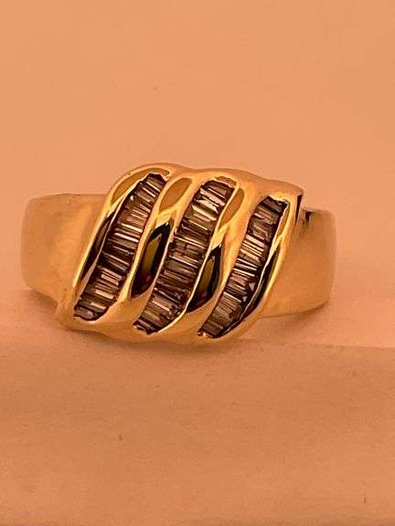 CERTIFIED BRAND NEW 14K YELLOW GOLD DIAMOND BAND / RING