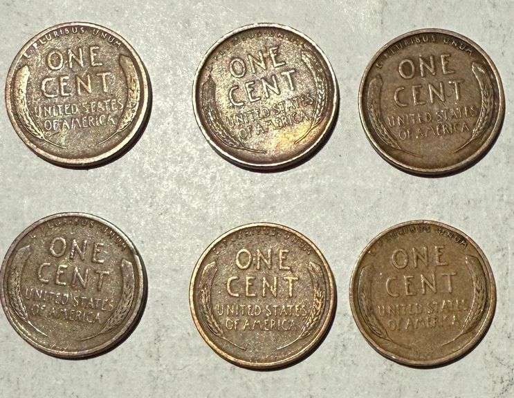 6 1909 VDB Cents