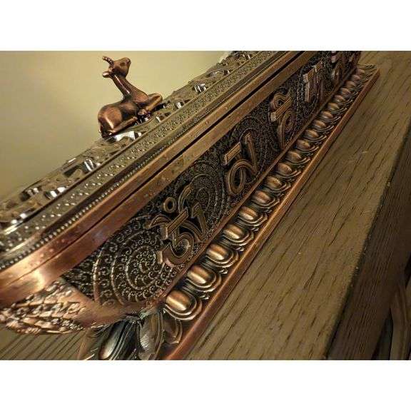 Bronze Incense Burner with Ash Catcher