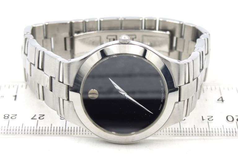 Movado Museum Juro black dial quartz watch