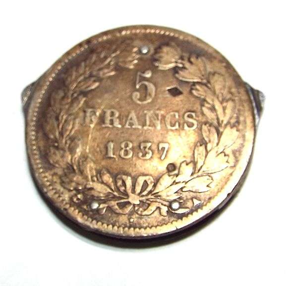 French Knife Coin 1837