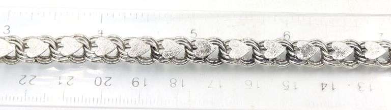 Group lot of 3 Vintage 925 sterling silver bracelets