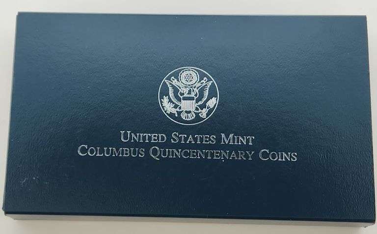 1992 Set Columbus Quincentenary, 2 Coins PR
