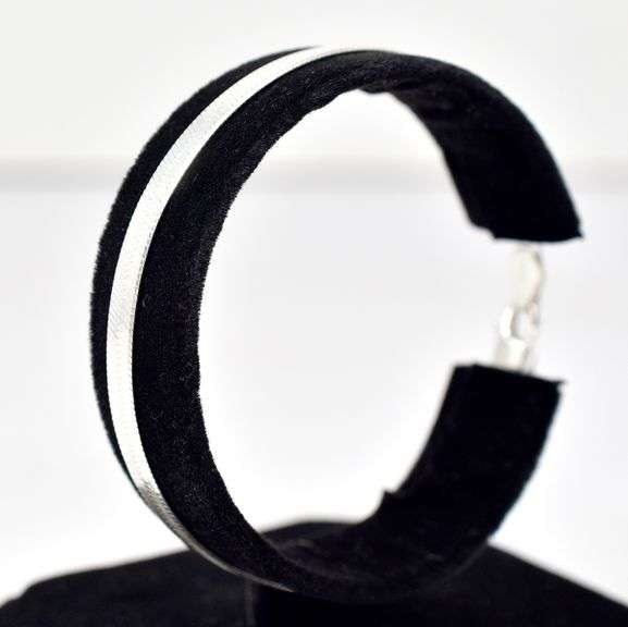 Herringbone  Chain Bracelet in Sterling Silver 5.1grams