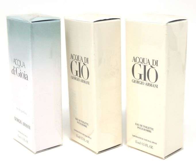 Lot of 3 Giorgio Armani