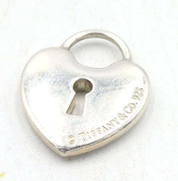 Tiffany & Co heart shaped pendant in 925 sterling silver