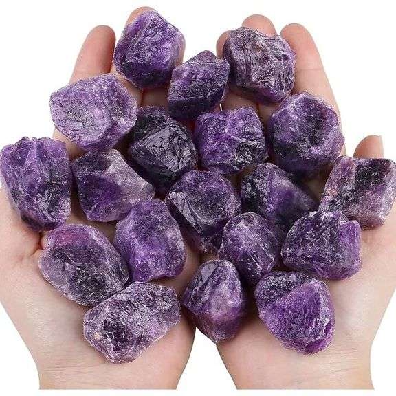 2lb Bulk Raw Amethyst Crystals