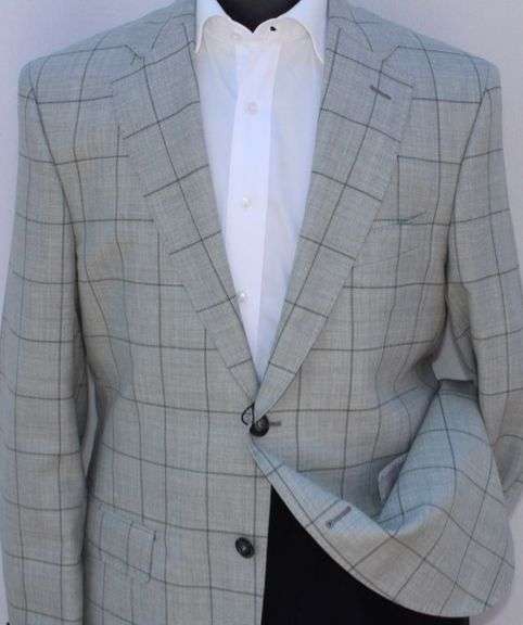 Designer Modern Fit Sport Coat By Galante, Made In Italy