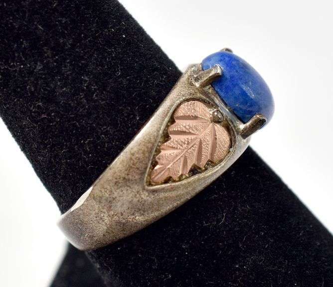 Lapis Lazuli Gemstone Ring in Sterling Silver