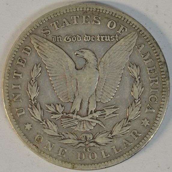 Very scarce and sharp nearly XF 1892-CC Morgan Silver Dollar