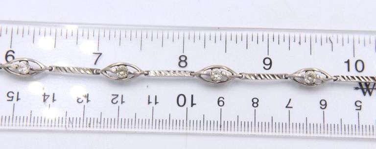 Group lot of 3 vintage 925 sterling silver bracelets
