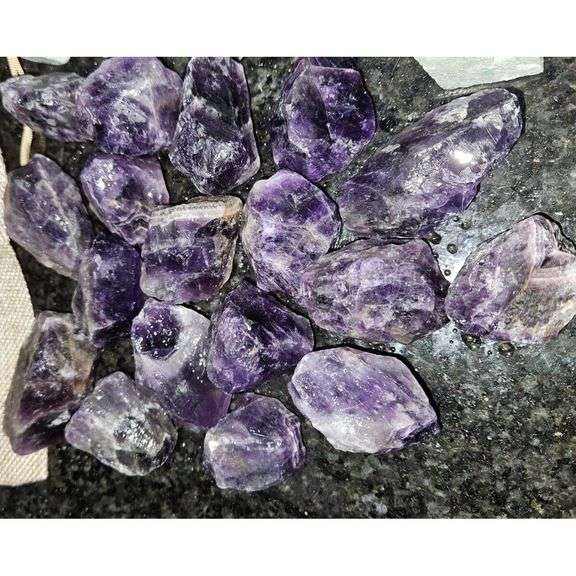 2lb Bulk Raw Amethyst Crystals