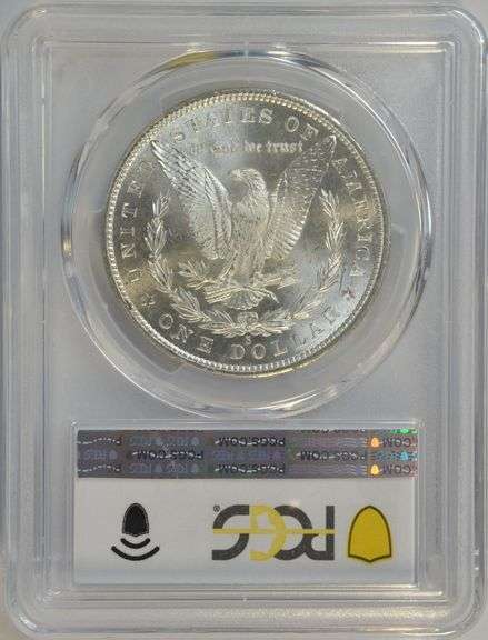 Premium Quality Gem BU 1880-S Morgan Silver Dollar. PCGS MS65
