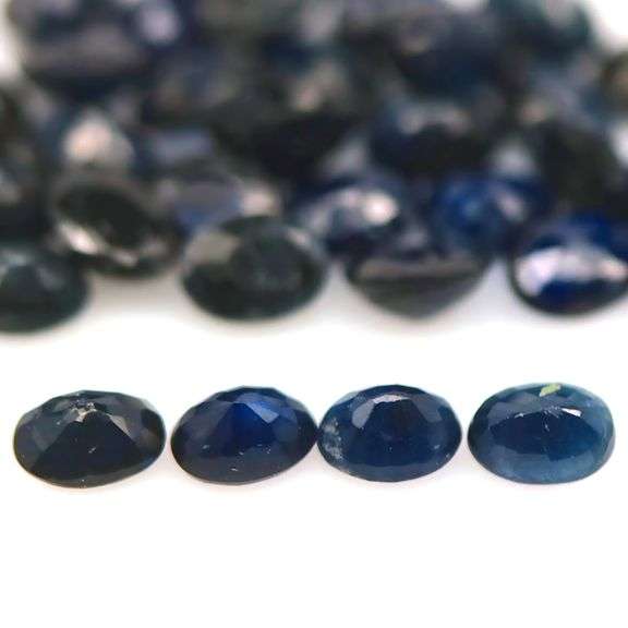 8.85ct cobalt blue Sapphire set from Madagascar